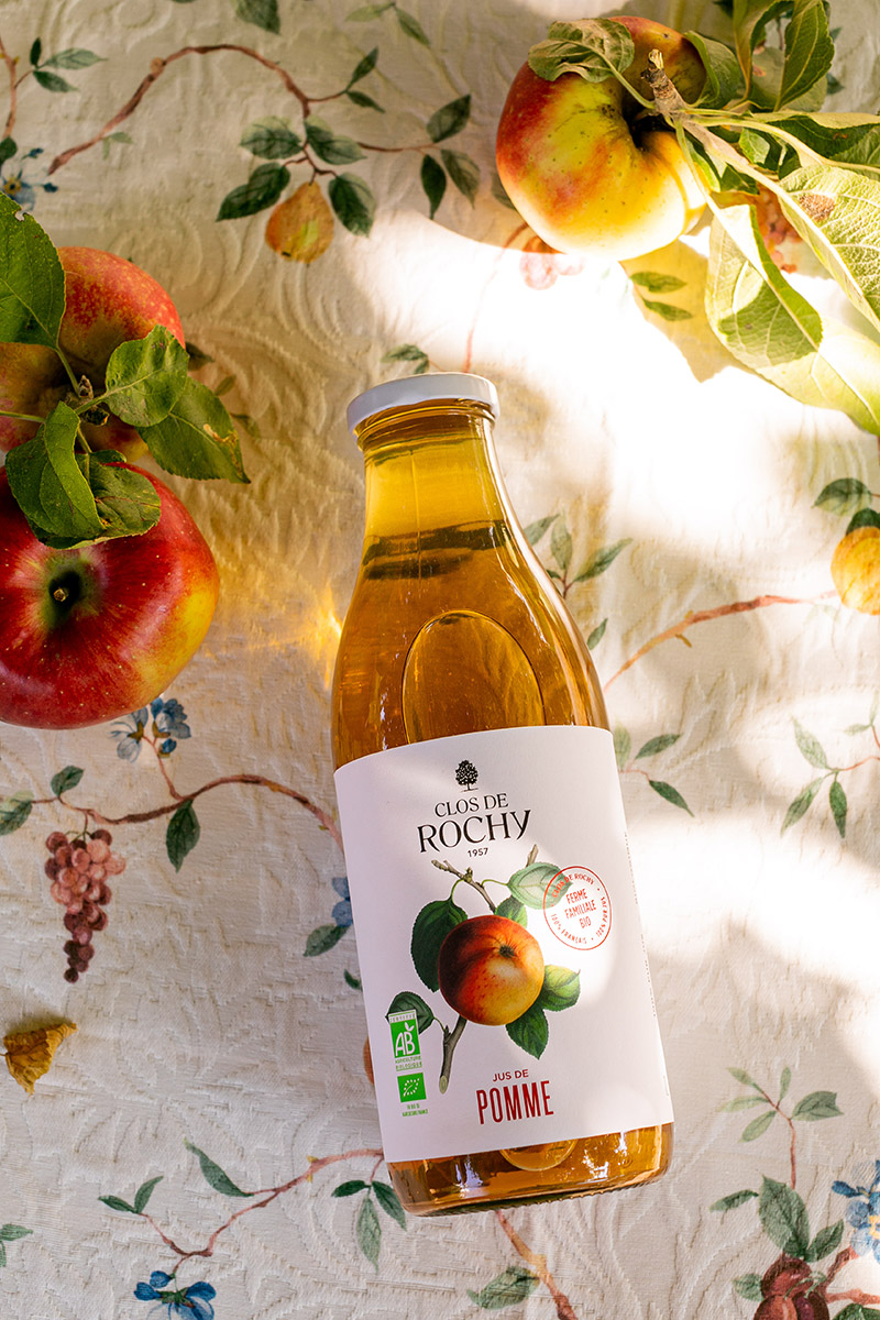 Clos de Rochy Dicy producteur pommes poires bio Yonne jus cidre vinaigre