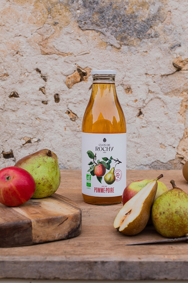 Clos de Rochy Dicy producteur pommes poires bio Yonne jus cidre vinaigre